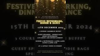 Black Tie Networking Dinner amp Christmas Party 15th Dec 2024 uknetworking ukstartups ukbusiness [upl. by Hsitirb959]