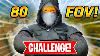 I Tried WARZONE 1 CONSOLE FOV on WARZONE 3 😳 80 FOV CHALLENGE [upl. by Fisa]