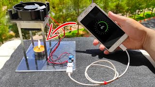 Thermoelectric generator Electricity from heat  Generator with Thermoelectric [upl. by Retsae]