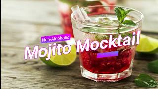 How to make a Mojito Mocktail  NonAlcoholic Cocktail Recipes [upl. by Ahsinal]