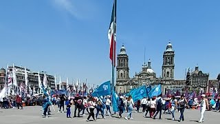 Mira lo que esta pasando en el zócalo Cdmx 1 de marzo 2024 Esclaudia [upl. by Niatsirk]