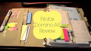 Filofax A5 Domino Review [upl. by Celestine243]