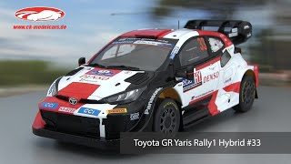 ckmodelcarsvideo Toyota GR Yaris Rally1 Hybrid 33 Sieger Rallye Finnland 2023 Evans Martin Ixo [upl. by Ahsiakal117]