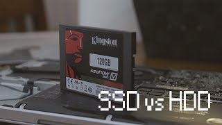 Macbook Pro Kingston V300 SSD vs 5400RPM HDD [upl. by Upton902]