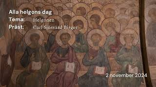 20241102 Alla helgons dag Helgonen Carl Sjösvärd Birger [upl. by Aneerak]