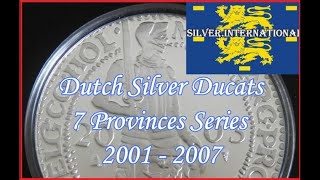 🏰Silver Ducats 2001  2007 The Seven Provinces 2nd Edition Dutch Silver [upl. by Moretta]