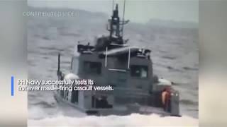 Philippine Navy Tests SpikeER Missile System [upl. by Roel]