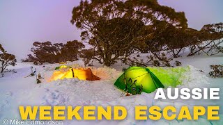 I Spent 48hrs Snow Hiking in Australia Heres What Happened [upl. by Kaasi486]