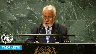 🇹🇱 TimorLeste  Prime Minister Addresses United Nations General Debate 79th Session  UNGA [upl. by Clint222]