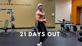 21 Days Out  RAW Arm Workout  Weston Garland [upl. by Annovy]