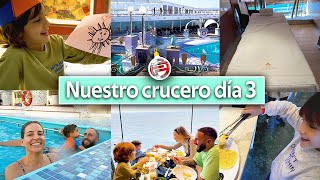 NOS BAÑAMOS EN LA PISCINA Y EN EL JACUZZI DEL CRUCERO  Familia Amiguindy [upl. by Talie]