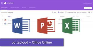 Working with Office documents in Jottacloud [upl. by Ahsimed]