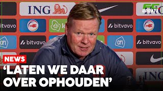 Koeman is klaar met gezeur van Valentijn Driessen ‘Laten we daarover ophouden’  FCUpdate Persco [upl. by Lebam]