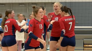 Viterbo sweeps St Ambrose IA to advance in the CACC tournament [upl. by Crain]