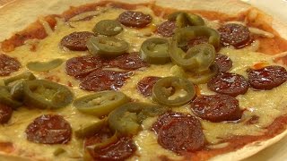 Prosty Przepis na pizze z tortilli pizza meksykańska [upl. by Shepp]