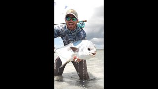 Florida Keys GRAND SLAM  BONEFISH  PERMIT  TARPON on FLY from a KAYAK [upl. by Domingo]