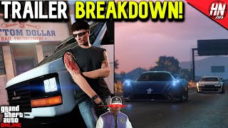 Bottom Dollar Bounties TRAILER BREAKDOWN GTA Online [upl. by Cykana]