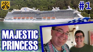 Majestic Princess Pt1  Embarkation Day Alfredos Lunch Sailaway Party Alaska SeaLife Center [upl. by Llerrod]