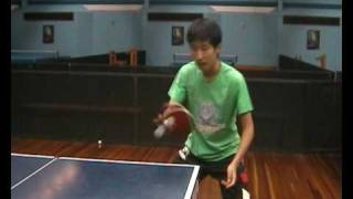 Penhold Techniques for Table Tennis [upl. by Suicul]