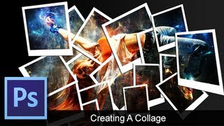 Adobe Photoshop CS6  How To Create a Collage Collage Effect [upl. by Katinka135]