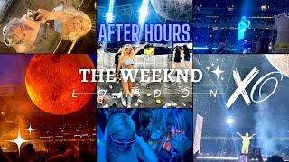 The Weeknd Vlog  AFTER HOURS  London🌝 [upl. by Iaoh960]