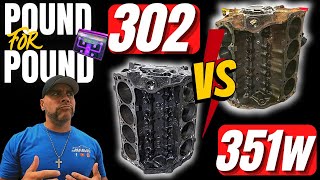 Ford 302 vs 351w Pound For POUND Who You Got Lets Find Out [upl. by Arluene]