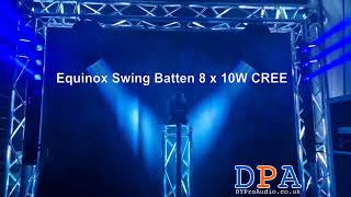 Equinox Fusion 260ZR Moving Head amp Equinox Swing Batten  DYProAudio [upl. by Angelique]