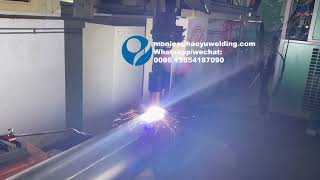 Plasma powder external cladding equipment repair welding shaft [upl. by Ariuqahs]