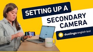 HOW TO Set up your Secondary Camera on the Duolingo English Test [upl. by Leryt]