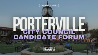 Porterville City Council Candidate Forum 2024 [upl. by Miza]