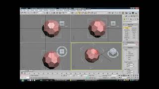 De icosidodecaedro a dodecaedro e icosaedro por los truncados 3ds MAX [upl. by Ainollopa]