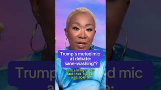 Trumps muted mic at debate sanewashing [upl. by Auqinahc370]