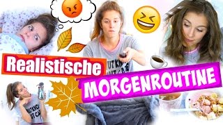 Realistische MORGENROUTINE für den HERBST 2016 ♡ BarbieLovesLipsticks [upl. by Atteinotna]