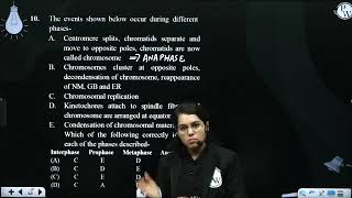 The events shown below occur during different phases A Centromere splits c [upl. by Merrel827]