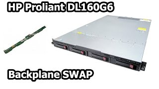 HP Proliant DL160 G6 Servers  Backplane swap  меняем дисковые корзины на серверах [upl. by Sarita]