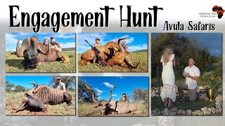 Hunting with a surprise engagement in Africa [upl. by Sigler247]