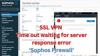 quotSolve SSL VPN Timeout Waiting for Server Response on Sophos Firewallquot [upl. by Nagiem]