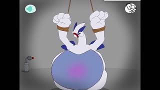 lugia pokemon belly bloat to burst animation sound edit [upl. by Alina]