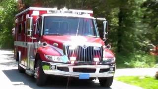 Falmouth Fire Rescue Ambulances R  38  R  35 [upl. by Anyrtak802]