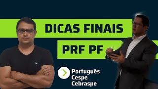 Dicas finais de português para o concurso público da PF PRF com o professor Márcio Santos [upl. by Player583]