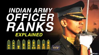 Officer Ranks In Indian Army  Indian Army Ranks Insignia And Hierarchy Explained Hindi [upl. by Elnore]