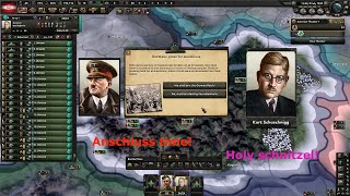 HOI4 Historical Austria Refuses Anschluss NO EXPLOIT no wars before Anschluss part 1 [upl. by Ferdy]