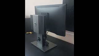 Apresentação  Unboxing e Montagem Suporte Dell MFS18  Monitor Dell P2418D QHD [upl. by Fabio]