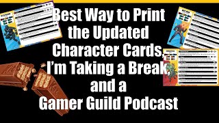 Best Way to Print the Updated Cards and the Guild is closed for December [upl. by Klimesh]