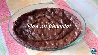 Recette facile FLAN au CHOCOLAT sans gluten 🍫🍮😋 [upl. by Alleuol]