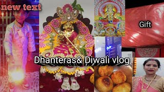 Dhanteras amp Diwali Special Puja vlog 2023pujadailyfood [upl. by Lizbeth170]