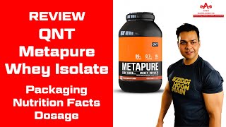 REVIEW QNT Metapure Ultimate Review  Hindi  Apex Supplements [upl. by Aseral]