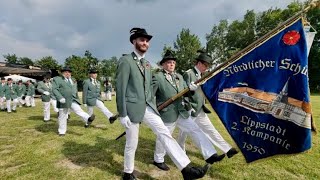 Lippstadt Schützenfest 2023 Nördlicher Schützenbund  Meldung an den Oberst Vorbei u Parademarsch [upl. by Lamoureux726]