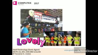 Gwell Technology  Sonix in Computex Taipei 2017 cheap IoT module Low cost MCU [upl. by Ynnattirb77]