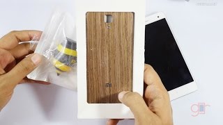 Replacing the Mi 4 back cover with wooden back cover [upl. by Pawsner]